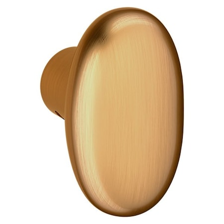 Baldwin Knob Satin Brass with Brown Door Knobs Satin Brass with Brown 5024 5024.060.MR